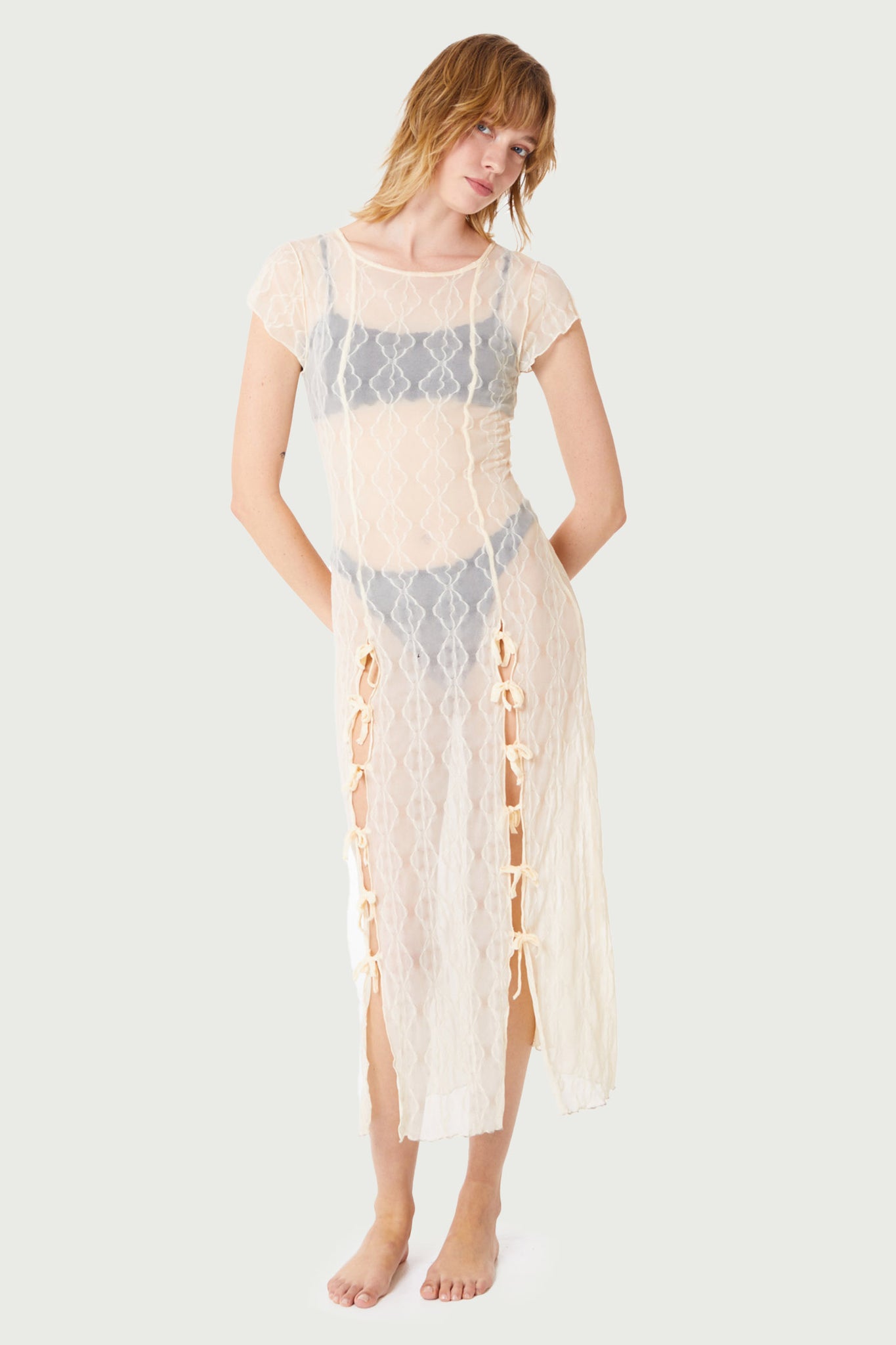 Mariposa Lace Midi Dress