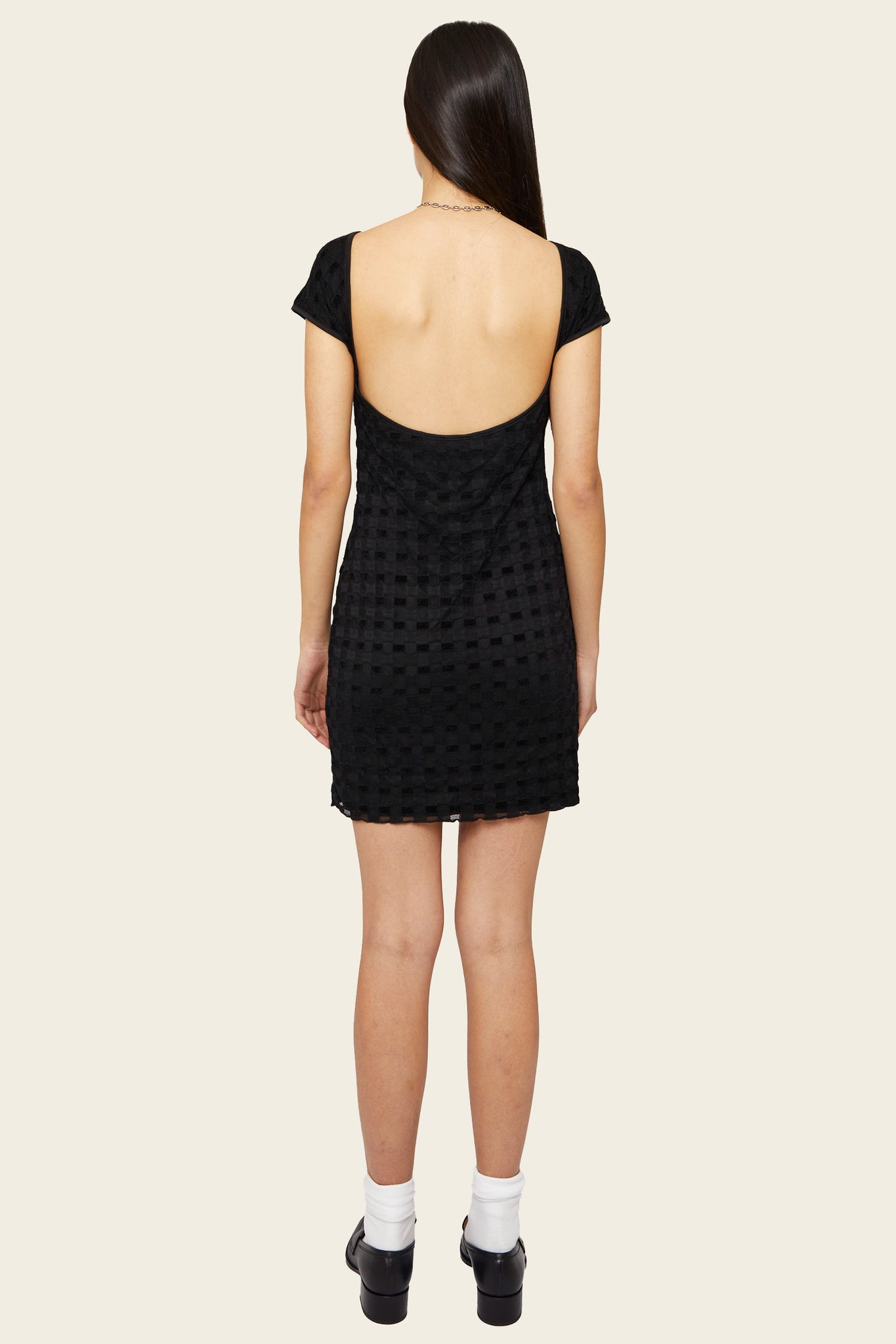 Harmony Checkered Mini Dress
