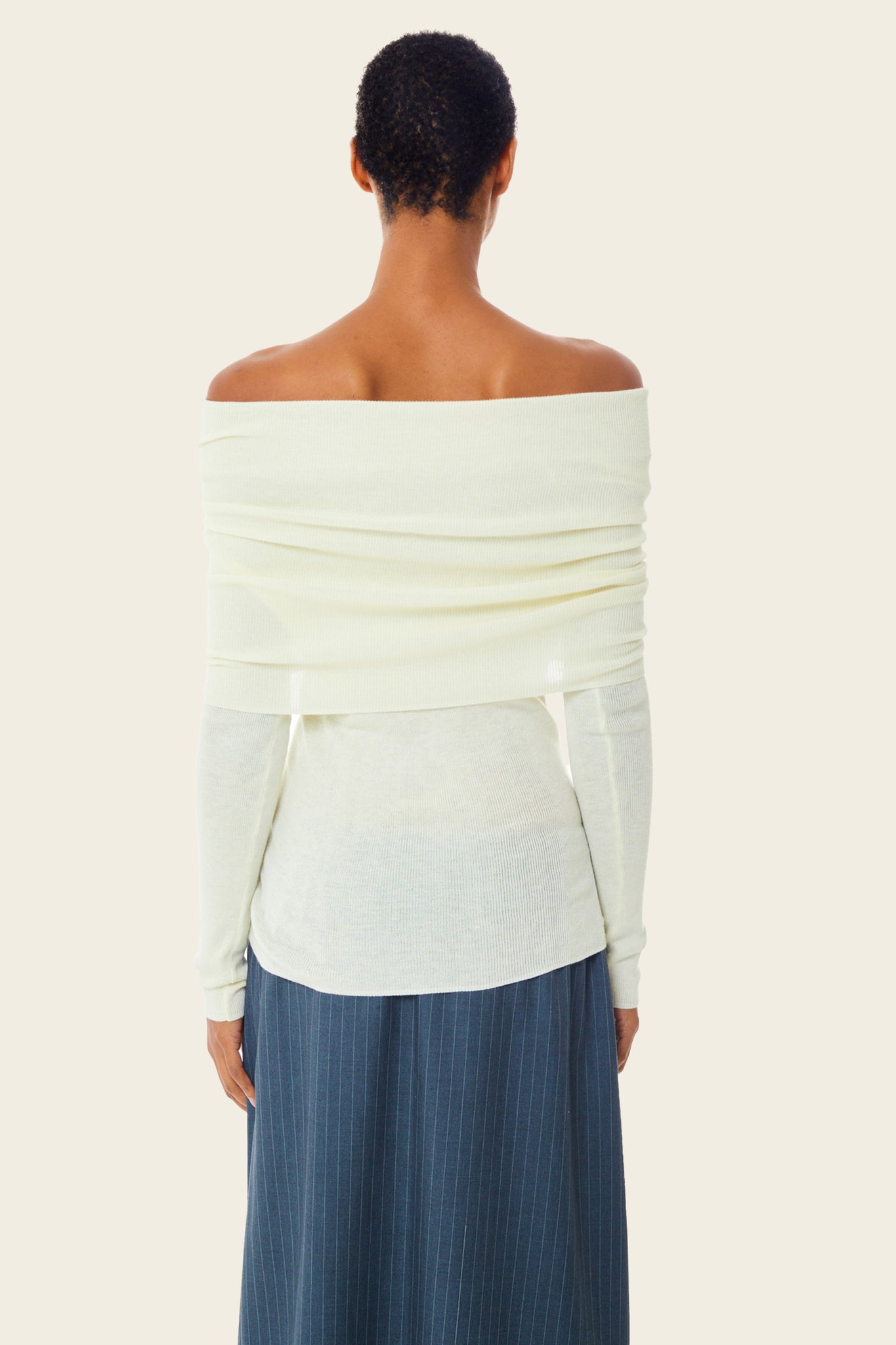 Grace Off-The-Shoulder Knit Sweater
